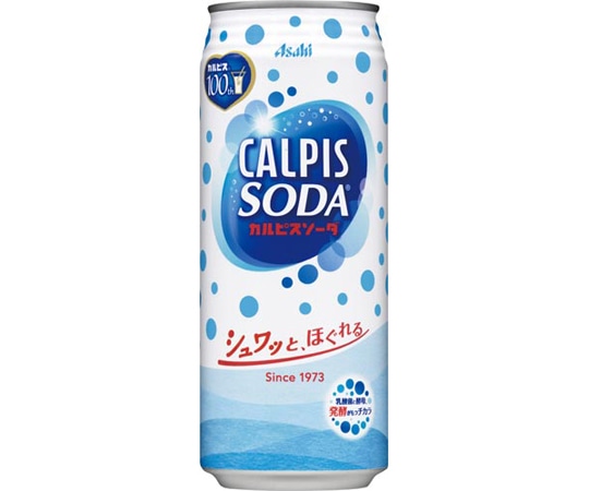 アサヒ飲料 カルピスソーダ 缶 500mL 24本 009530 1ケース※軽（ご注文単位1ケース）【直送品】