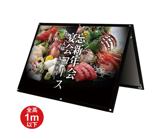 常磐精工 ブラックポスター用スタンド看板マグネジ B0横ロウ両面 ブラック BPSSKMN-B0YLRB 1台（ご注文単位1台）【直送品】