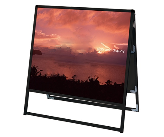 常磐精工 ブラックバリウススタンド看板 アルミ複合板タイプ 900×900 両面 BVASKAP-900X900R 1台（ご注文単位1台）【直送品】