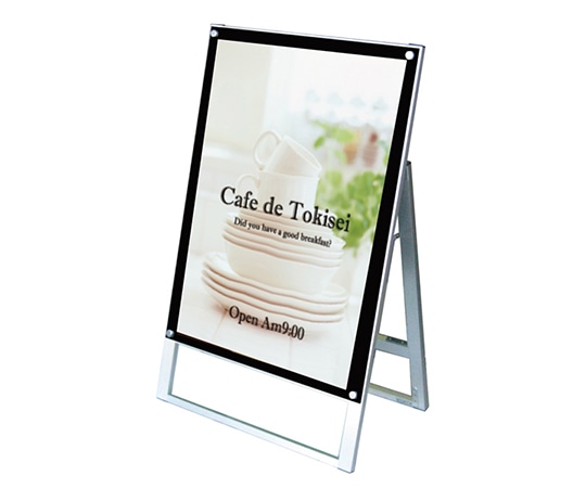 常磐精工 ポスター用スタンド看板 A1片面 ブラック PSSK-A1KB 1台（ご注文単位1台）【直送品】