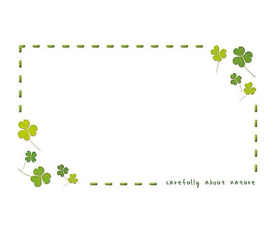 ササガワ ショーカード クローバー柄 30枚入 16-1700 1パック（ご注文単位1パック）【直送品】