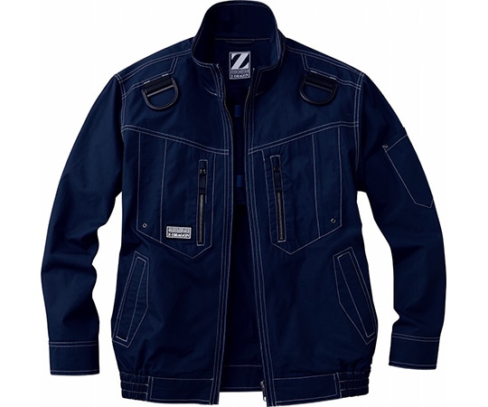 自重堂 空調服長袖ブルゾン ネービー 4L 74110 1枚(ご注文単位1枚)【直送品】