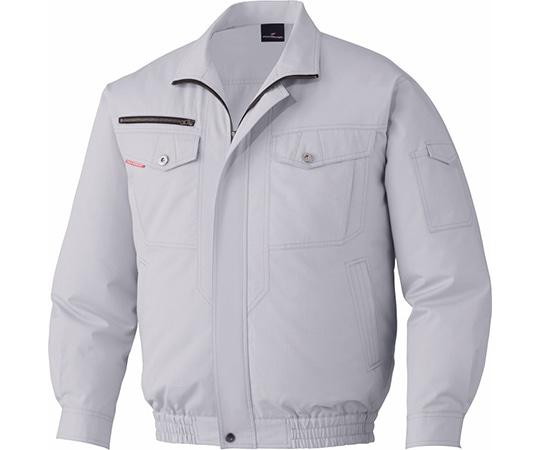 自重堂 空調服長袖ブルゾン シルバーグレー EL 87050 1枚(ご注文単位1枚)【直送品】