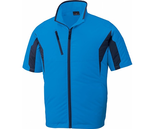 自重堂 空調服半袖ジャケット ライトブルー 5L 87070 1枚(ご注文単位1枚)【直送品】