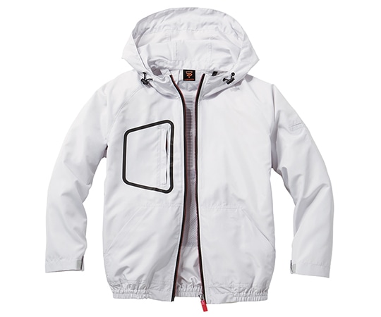 自重堂 空調服長袖ブルゾン シルバー 4L 74160 1枚(ご注文単位1枚)【直送品】