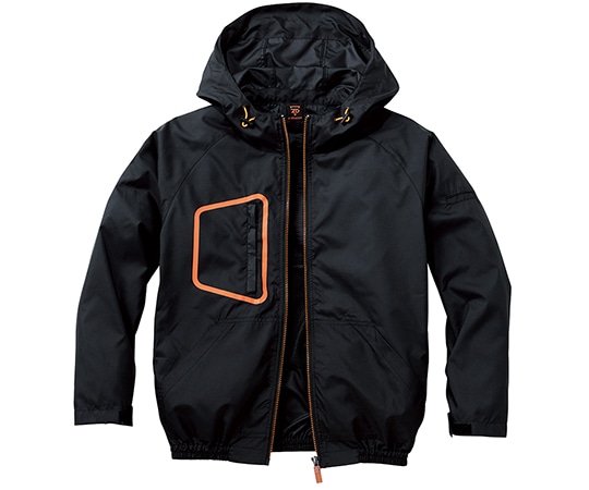 自重堂 空調服長袖ブルゾン ブラック 4L 74160 1枚(ご注文単位1枚)【直送品】