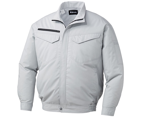 自重堂 空調服長袖ブルゾン シルバー M 87080 1枚(ご注文単位1枚)【直送品】
