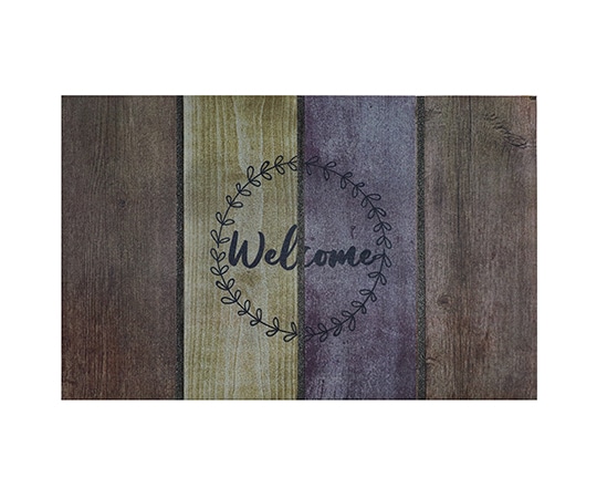 ベストコ エントランスラバーマット ウェルカムダルウッド 45×75 ND-469 1個(ご注文単位1個)【直送品】