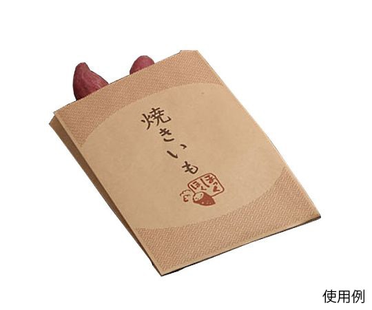 パックスタイル PS 焼き芋ガゼット 平袋 未晒 1000枚入 486896 1ケース(ご注文単位1ケース)【直送品】