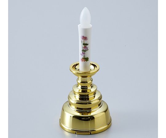 旭電機化成 安心の絵ろうそくミニ ゴールド ARO-5210GD 1個(ご注文単位1個)【直送品】