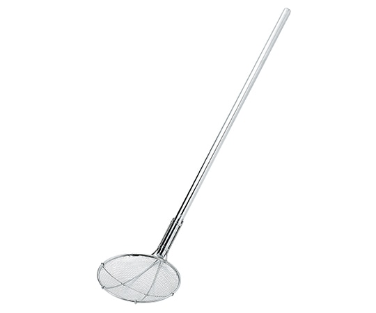 ホクリク総業 18-8 パイプ柄すくい網 丸型 24cm 荒目  1個（ご注文単位1個）【直送品】