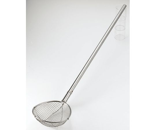 ホクリク総業 18-8 パイプ柄すくい網 スイノー型 特大 細目  1個（ご注文単位1個）【直送品】