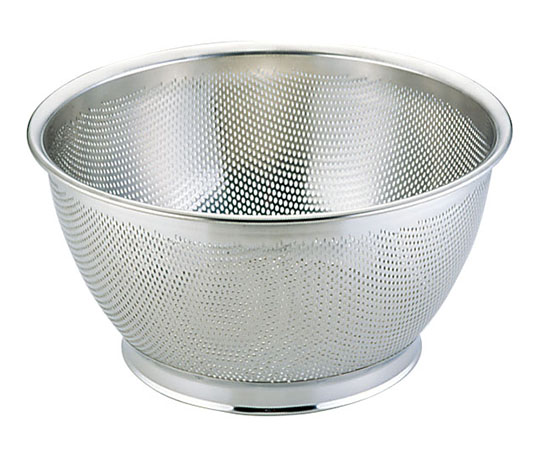 ホクリク総業 18-8 パンチング深型ざる 30cm  1個（ご注文単位1個）【直送品】