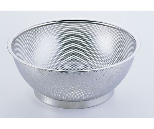 ホクリク総業 18-8 パンチング水切りざる 27cm  1個（ご注文単位1個）【直送品】