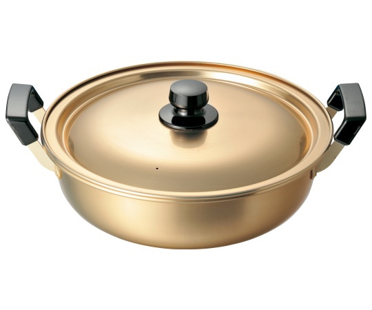 オオイ金属 本蓚酸浅型両手鍋 24cm 030347024 1個（ご注文単位1個）【直送品】