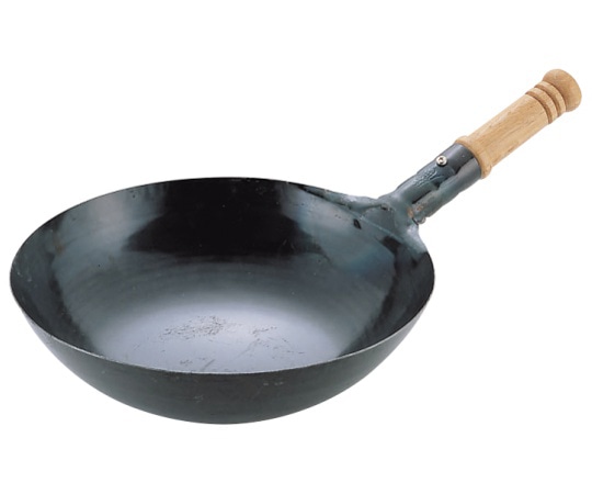 山田工業所 鉄打出木柄北京鍋 27cm 029003002 1個（ご注文単位1個）【直送品】
