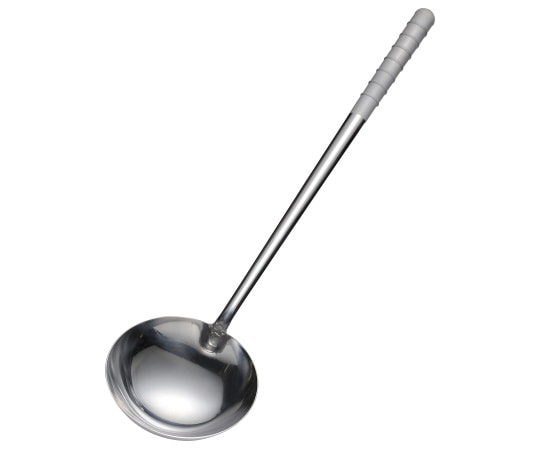 山儀工業所 オールステンレスブラスト加工 中華お玉 小 017707003 1個（ご注文単位1個）【直送品】