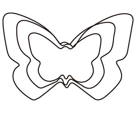 アズワン 厚口野菜抜 3PC 蝶々  1個（ご注文単位1個）【直送品】