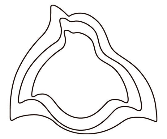 アズワン 厚口野菜抜 3PC 千鳥  1個（ご注文単位1個）【直送品】