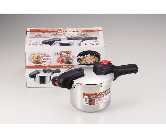 パール金属 節約クック ステンレス製圧力切替式片手圧力鍋 3.5L H-5435 1個（ご注文単位1個）【直送品】