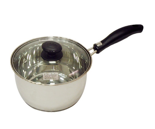 パール金属 レシェンテ 3層底ガラス蓋付片手鍋 18cm H-922 1個（ご注文単位1個）【直送品】