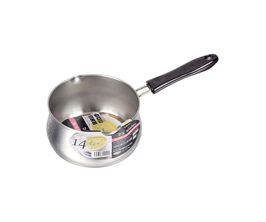 パール金属 デイズキッチン ステンレス製つぼ型ミルクパン 14cm(目盛付) HB-1049 1個（ご注文単位1個）【直送品】