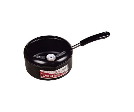 パール金属 揚げクック 鉄製温度計付片手天ぷら鍋 20cm HB-1372 1個（ご注文単位1個）【直送品】