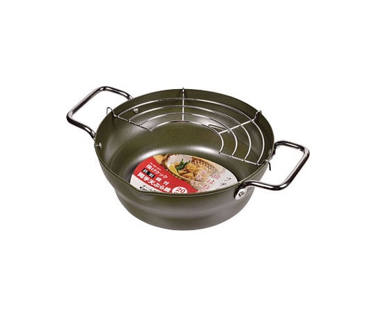 パール金属 揚げクック 鉄製段付両手天ぷら鍋 20cm HB-1374 1個（ご注文単位1個）【直送品】