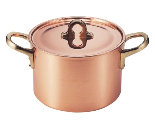 新光金属 エンペラー 半寸胴鍋22cm (5.8L) S-2186 1個(ご注文単位1個)【直送品】