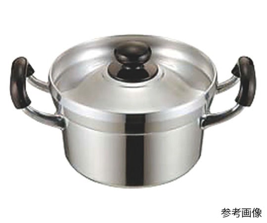 ナカオ アルミ鋳物文化鍋 22cm(4.1L)  1個（ご注文単位1個）【直送品】