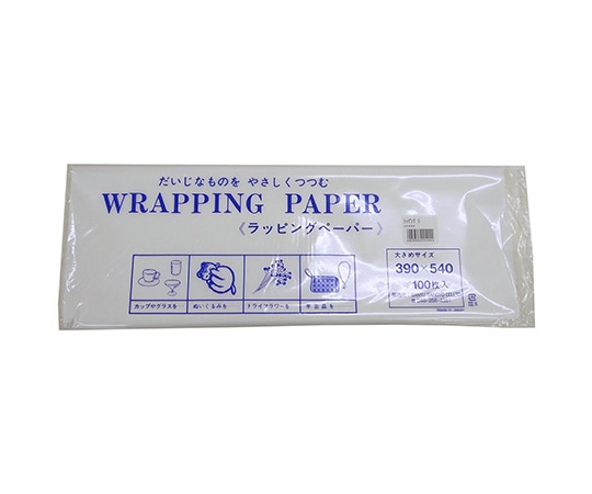 三友産業 ラッピングペーパー 540mm×390mm 100個入 HR-494 1パック(ご注文単位1パック)【直送品】
