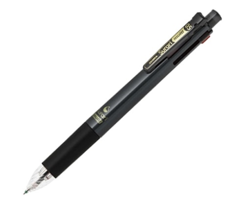 ゼブラ スラリマルチ 0.5mm 黒(インク色:黒・赤・青・緑) B4SAS11-BK 1本(ご注文単位1本)【直送品】