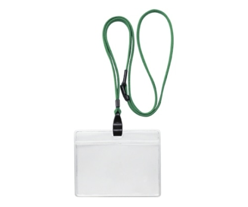 ソニック 吊り下げ名札 エコノミータイプ 紐:緑 10個入 NF-482-G 1パック(ご注文単位1パック)【直送品】