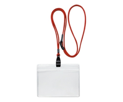 ソニック 吊り下げ名札 エコノミータイプ 紐:赤 10個入 NF-482-R 1パック(ご注文単位1パック)【直送品】