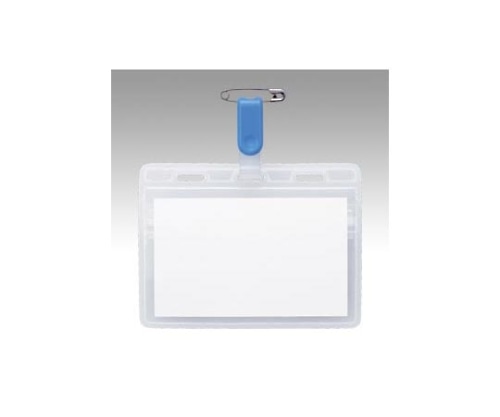 ソニック カラータッグ名札 チャックタイプ 青 NF-653-B 1個(ご注文単位1個)【直送品】