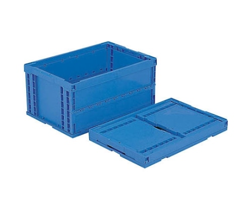 サンコー(三甲) オリコン 青 フタナシ P75B-S 1個(ご注文単位1個)【直送品】