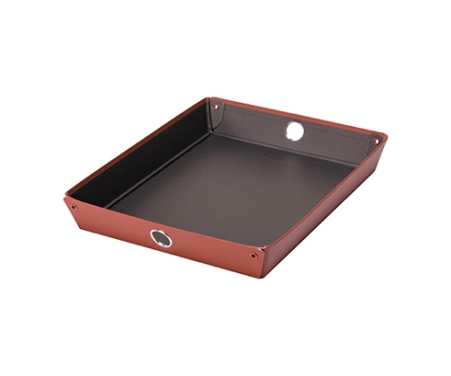 LIHITLAB スタッキングトレー 9茶 A-340 A340-9 1個(ご注文単位1個)【直送品】