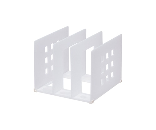 LIHITLAB 仕切ラック L 1乳白 A-7321 A7321-1 1個(ご注文単位1個)【直送品】