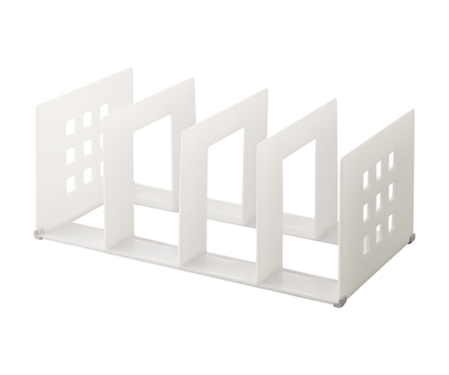 LIHITLAB 仕切ラック 2L 1乳白 A-7322 A7322-1 1個(ご注文単位1個)【直送品】