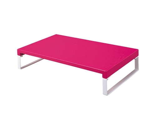 LIHITLAB 机上台<幅390mm・ロータイプ> 3赤 A7330-3 1個(ご注文単位1個)【直送品】