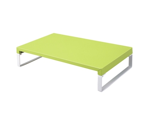 LIHITLAB 机上台<幅390mm・ロータイプ> 6黄緑 A7330-6 1個(ご注文単位1個)【直送品】