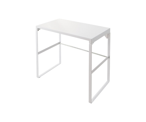 LIHITLAB 机上台<幅390mm・トールタイプ> 0白 A7335-0 1個(ご注文単位1個)【直送品】