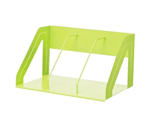 LIHITLAB ブックスタンド 6黄緑 A-7345 A7345-6 1個(ご注文単位1個)【直送品】