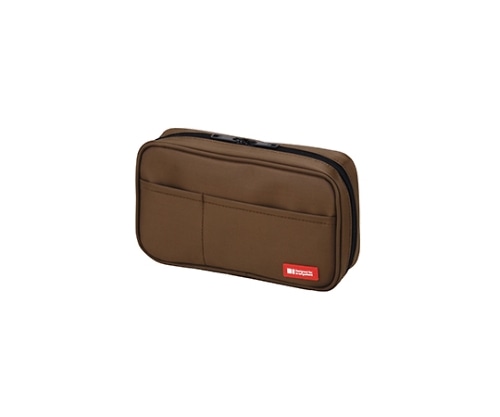 LIHITLAB ペンケース[ブックタイプ] 9茶 A-7551 A7551-9 1個(ご注文単位1個)【直送品】