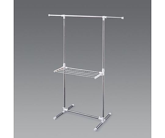 アズワン 790-1200x530x 900-1500mm 物干しスタンド EA951FD-53A 1個(ご注文単位1個)【直送品】