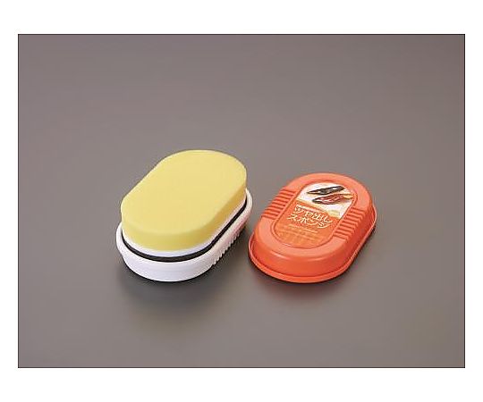エスコ 靴みがきスポンジ EA939AG-21 1個(ご注文単位1個)【直送品】