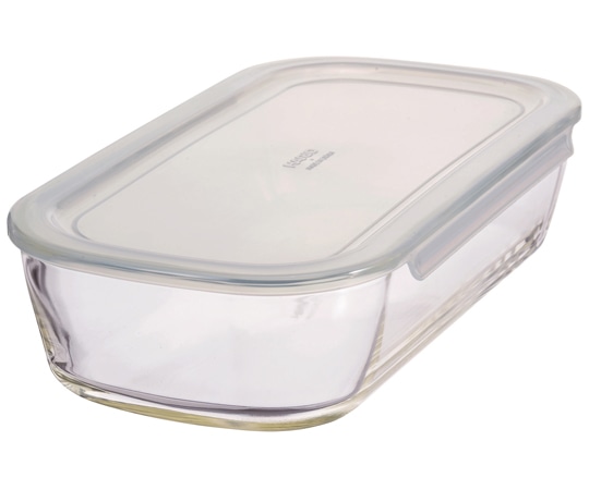 HARIO 耐熱ガラス製保存容器・角 1400mL 12個セット KSTL-140-TW 1箱（ご注文単位1箱）【直送品】