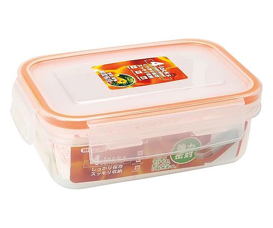 ストリックスデザイン 4LOCKS保存容器 長方形450mL R HT-116 1個（ご注文単位1個）【直送品】