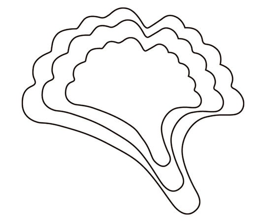 アズワン 厚口野菜抜 3PC 銀杏  1個（ご注文単位1個）【直送品】