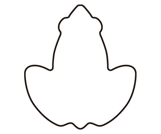 アズワン 厚口野菜抜 カエル 小 #1  1個（ご注文単位1個）【直送品】